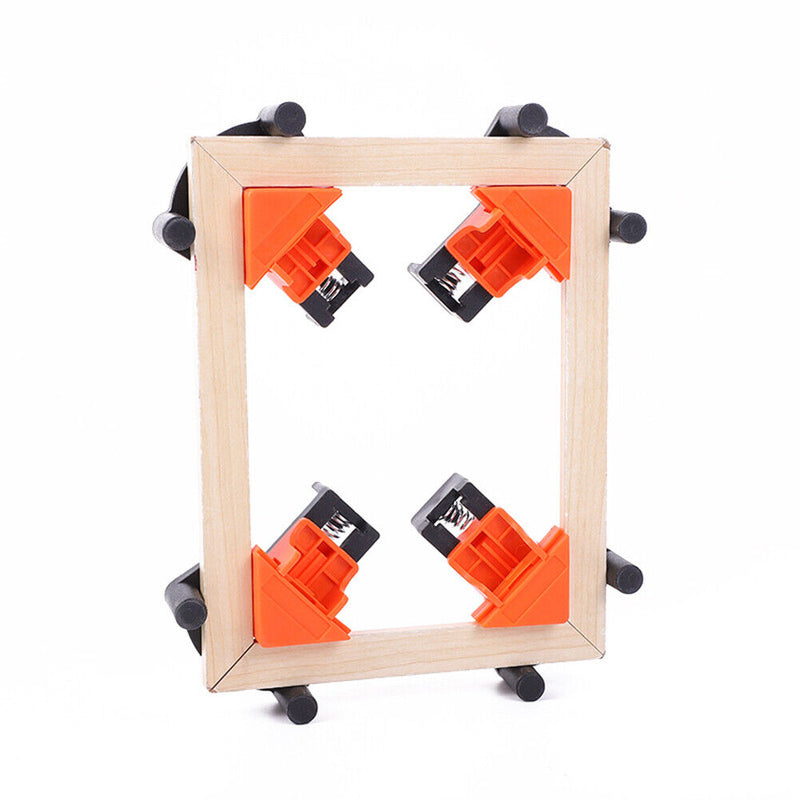 90 Degree Right Angle Clamp Fixing Clips Picture Frame Woodworking Corner Clamp