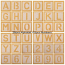 Painting Alphabet Number  Layering Stencils Scrapbooking Embossing Template