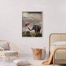 Full Embroidery Cross Stitch Set Needlework Kit 11CT Elephant Animal Thread