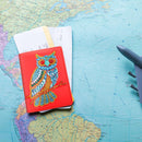 DIY Owl Special Shaped Diamond Painting Leather Travel Passport Protective Cover