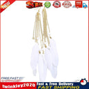 Fashion Exotic White Plumage Rhinestones Beads Girl Long Pendant Earrings Newly