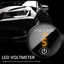 Car DC 5-48V Panel Voltmeter Touch Switch Battery Capacity Tester (Orange) Newly