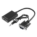 VGA to HDMI-compatible Converter Output 1080P HD with Audio Adapter Cable f
