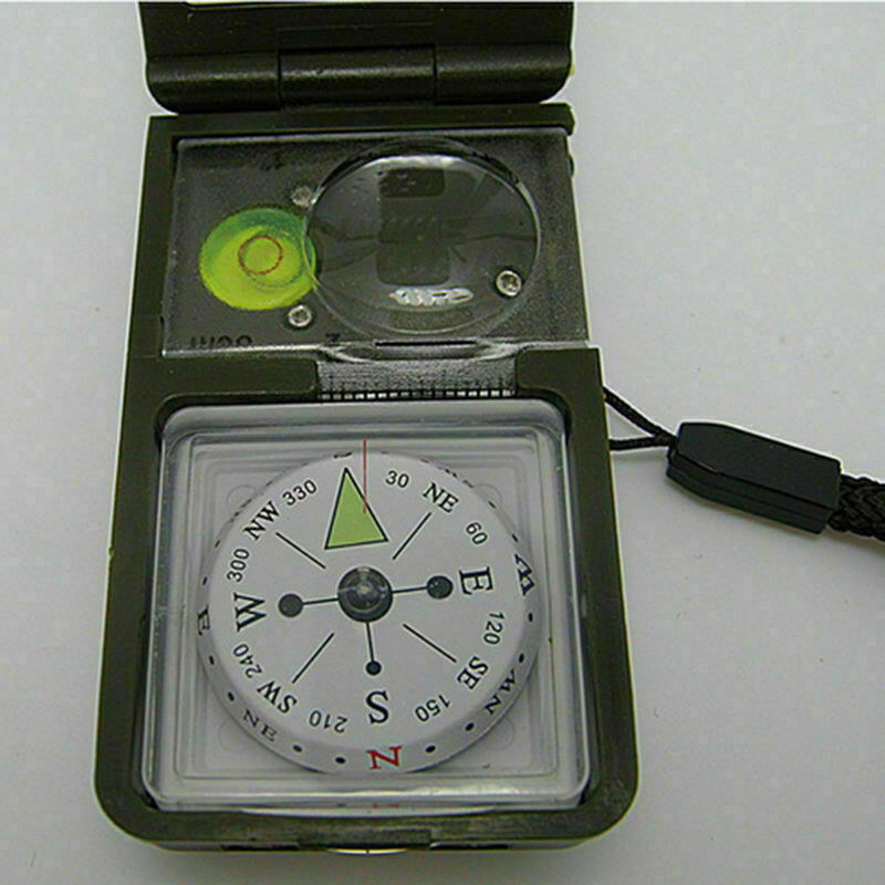 Multifunction 10 in 1 Outdoor Military Camping Hiking B3Q4 L4V6 Compass A8V3