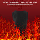 #A USB Smart Heated Vest Women Men Electric Heated Jacket Winter Warm Clothes M-