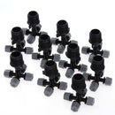 10pcs 4 Outlet Micro Spray Cooling Garden Irrigation Sprinkler w/ Connector