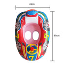 PVC Floating Swimming Rings Cute Inflatable Swim Circle for Kids (Red) Newly