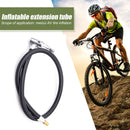 Motorcycle Bike Tyre Inflator Hose Air Pump Extension Tube Adapter (60cm) Newly