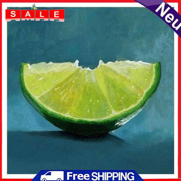 Lemon Frameless Picture Oil Paint By Numbers Hand Painted Picture for Bedroom