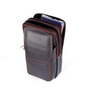 Male Pure Color Mobile Phone Holder Three-layer Jogging Sports Running Bags