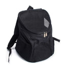 Pet Cat Carrier Backpack Breathable Travel Outdoor Shoulder Carry (Black) Newly