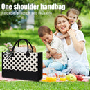 Fashion Zebra Plaid Pattern Shoulder Totes Bag Hit Color Women Shopping Handbag