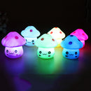 LED Atmosphere Lights Dimmable Mushroom Shape Portable Energy Saving for Bedroom