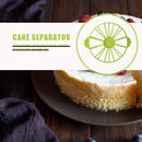 10/12 Slices Cake Equal Portion Cutter Round Bread Dessert Mousse Divider