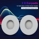 1 Pair Replacement Earpads Cusion for Beats Solo 2.0 Wired Headset (White) Newly