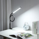 Desk Lamp with Clamp, Dimmable, Flexible Gooseneck Light for Study (Black) Newly