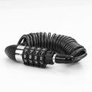 Motorcycle Locks Helmet Code Lock 4 Digit Password Anti-theft Cable Lockstitch