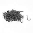 100pcs/box High Carbon Steel Fishhook Barbed Hooks High Efficiency Sharp Flatted