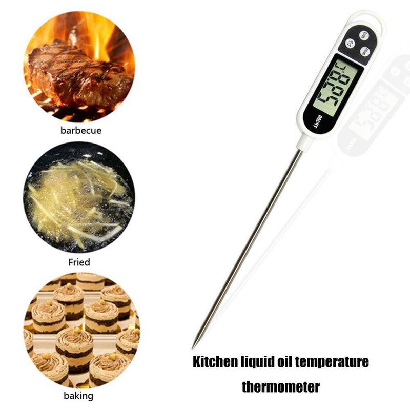 TP300 Digital Meat Thermometer Electronic Food Probe for Water Milk Liquid