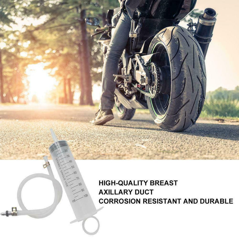 Motorcycle Bleed Kit Caliper Gas Bleed Syringe Tool For Hydraulic Brake W0G1