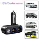 Smart Phone Charger Plug 2 Way Dual Adapter Car Cigarette Lighter Car Charger