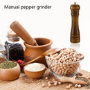 Ceramic Core Solid Wood Manual Grinder Salt Pepper Mill Spice Jar (8inch)
