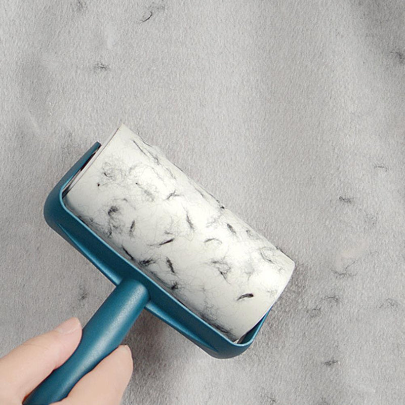Lint Roller Clothes Sticky Dust Brush Pet Hair Sofa Fluff Remover (Blue)