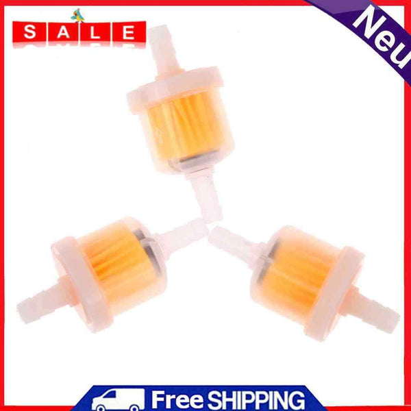 3Pcs/Lot Universal Gas Fuel Filter Oil Filter for Car Motorcycle Moped Scoote