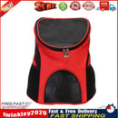 Pet Cat Carrier Backpack Breathable Travel Outdoor Shoulder Carry (Red) Newly