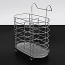 Dish Rack Drainer Organizer Cutlery Holder Kitchen 15.5*8.5*14cm Steel D1K2