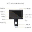 4.3inch LCD 1000X Desktop 8LED Digital MicroScope 2MP 720P Camera w/Stand Newly