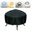 Round BBQ Grill Shelter Outdoor Rainproof Dustproof UV Protector Furniture Cover