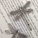 Dragonfly Shape Women Metal Hair Clips Barrette Slide Hair Clip Grips