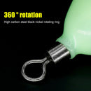 Luminous Fishing Lead Pendant Bob Weights Hook Connector Fishing Accessories