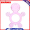 Cute Baby Teether Kids Silicone Teething Chewable Pacifier (Pink Tortoise)
