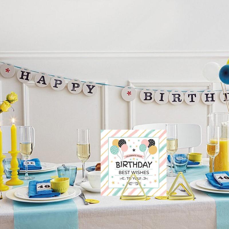 Place Card Holder 24-Piece Table Number Stands for Photo Food Sign Memo Note