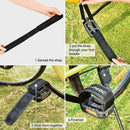 2x Nylon Bike Fixed Gear Pedal Strap Anti-slip Bicycle Foot Straps Extended G0R0