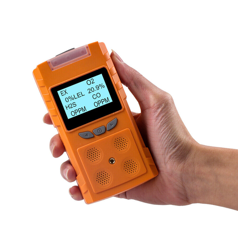 4"" 1 Multi Gas Oxygen Hydrogen Sulfide Carbon Monoxide Fuel Monitor