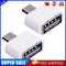 Micro USB Cable Adapter USB 2.0 to USB OTG Converter for Mouse (White 2pcs)
