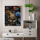 Animal in the Grass Oil Paint By Numbers Kit DIY Home Decoration Gift Wall Art