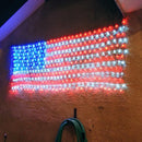 Flag Lights USA Flag Net Light Independence Day With 420 Super Bright LEDs