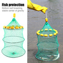 Folding Multiple Floating Ball Fishing Guards Net Catch Trap Fishing Accessories