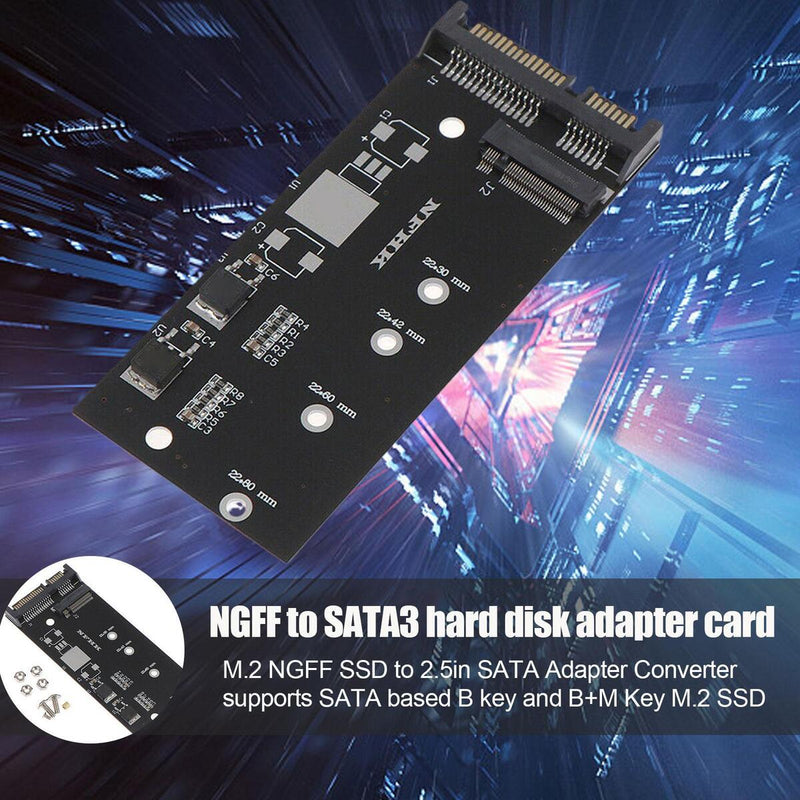 B M Key SATA M.2 Ngff Ssd To Sata 3 Raiser M.2 Adapter Expansion Card FAST`