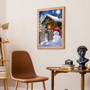 5D DIY Diamond Painting Christmas Snowman Kits Full Round Drill Wall Decor