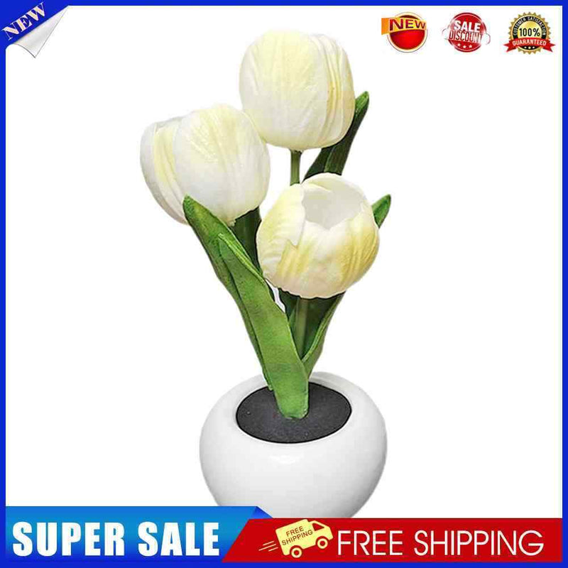 #A LED Simulation Tulip Flower Table Light Potted Atmosphere Night Lamp Gift