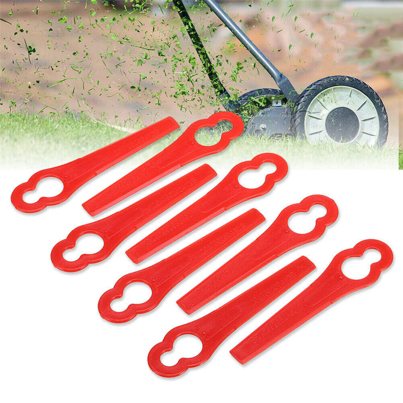 30pcs Grass Trimmer Plastic Blade Lawn Mower Lengthen Garden Grass Cutter Too