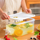 Large Cold Kettle Refrigerator with Faucet Lemonade Beverage Dispenser (5L)