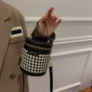 Female Leopard Pattern Shoulder Bag Women Zipper Mini Casual Top-Handle Bag