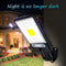 Outdoor Solar Road Lamp Waterproof 3-Mode Motion Sensor Wall Lights (30COB)