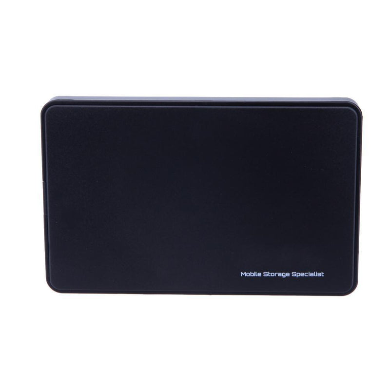 2.5in USB 3.0 SATA Hd Box HDD Hard Drive External Enclosure Case(Black)